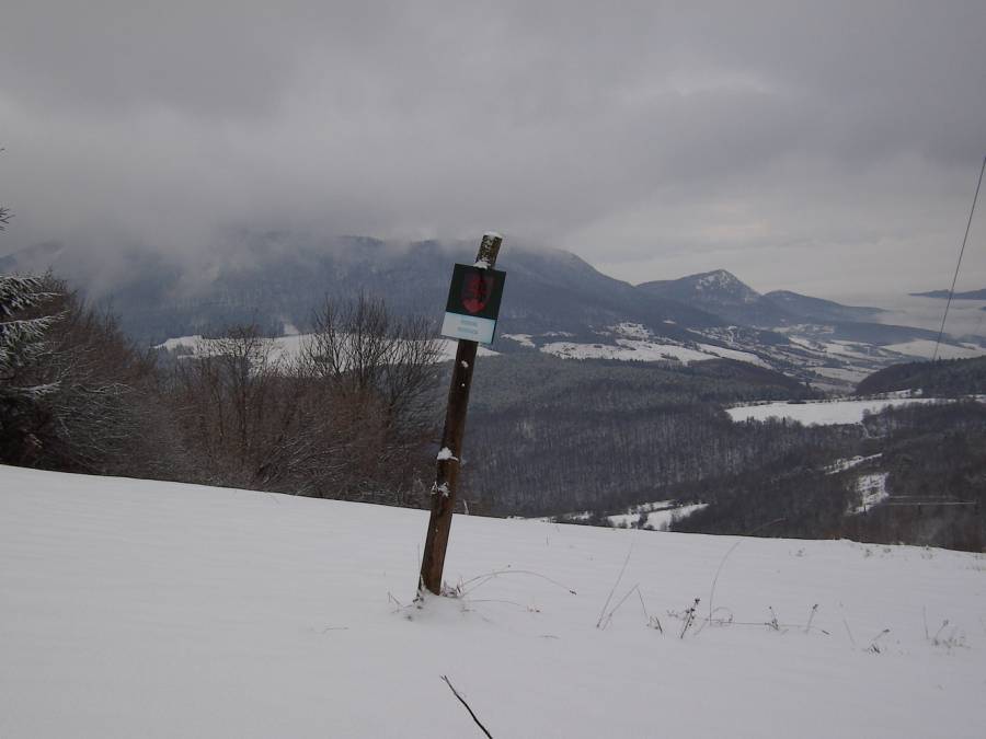 Winter on the Vápeč near Horná Poruba Winter on the Vápeč near Horná Poruba